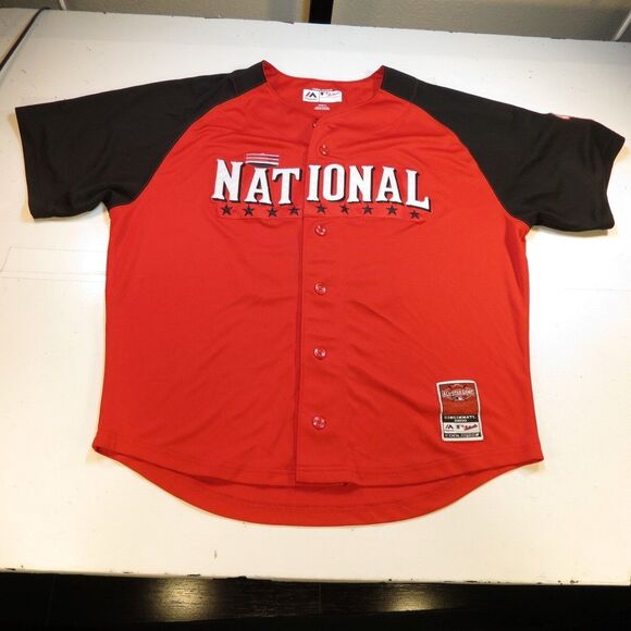 BRYCE HARPER WASHINGTON NATIONALS BASEBALL MLB ALL STAR JERSEY Mens 48 MAJESTIC - Picture 1 of 5